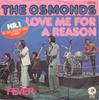 7-дюймовая пластинка OSMONDS Love Me For A Reason 2006458 MGM RECORDS 1974 Германия Рок Б/у