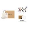 COACH Dempsey Cow Leather Tote Bag , Shopping Bag , Crossbody Bag , Handbag Small Women's White (Unisex) Handbags C5268 IMCHK