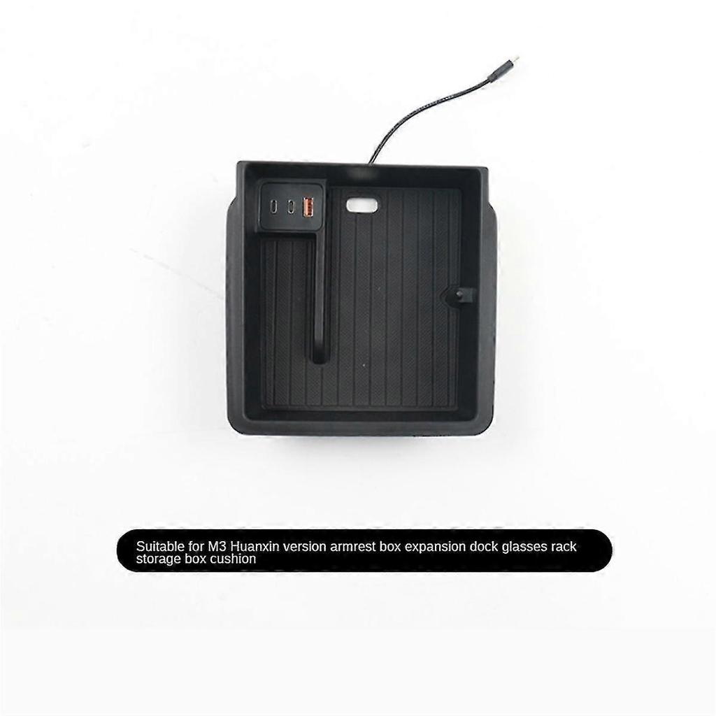 Car Center Armrest Storage Box With Docking Station For 2024 , Armrest Box