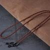 Thick Twist Sunglasses Leather Rope Chain Eyewear Braided Glasses Lanyard Strap