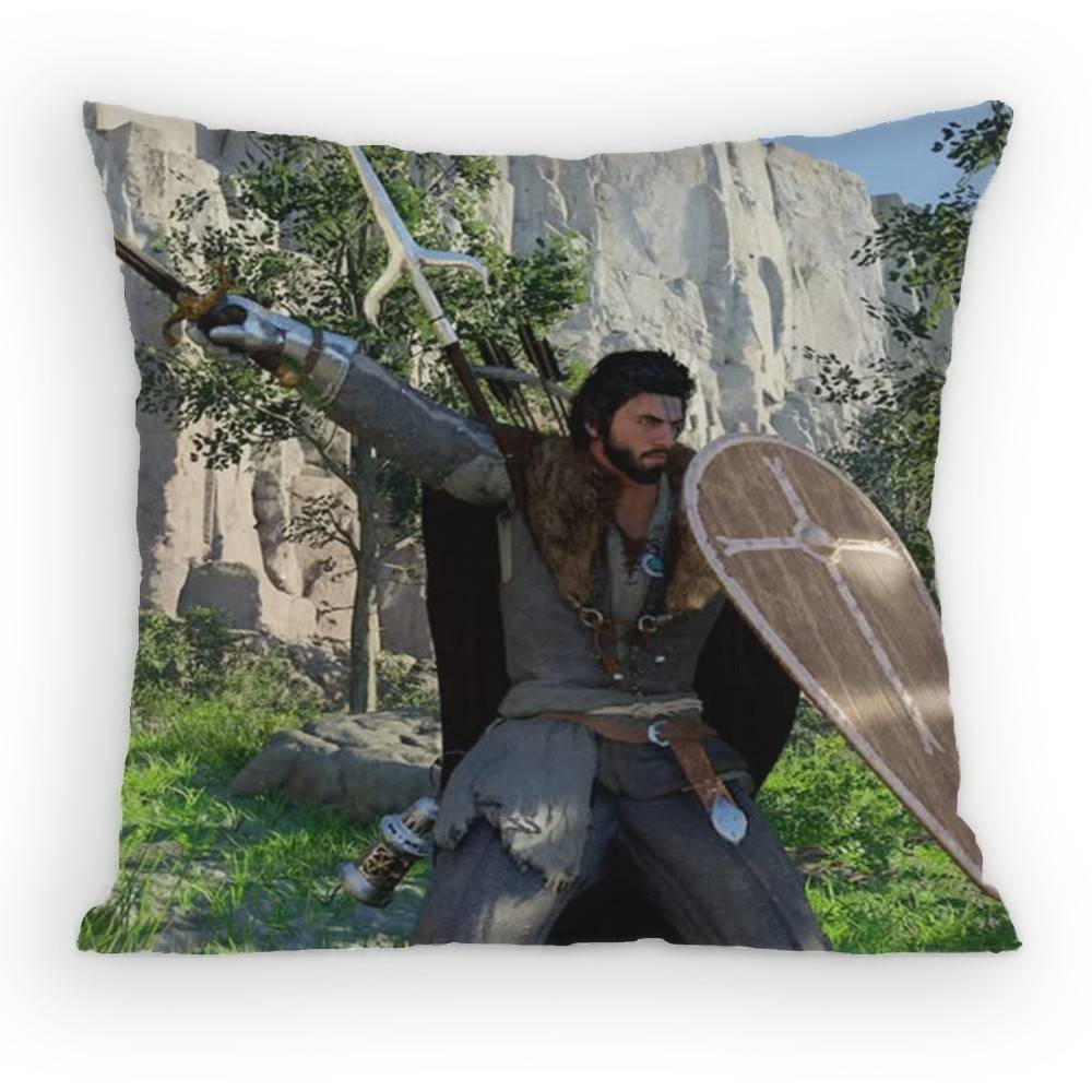 Crimson Desert Kliff Damiane Oongka Pillow Case Sofa Living Room for Bedroom Headboard Backrest Cushion Square Cushion Nap Time