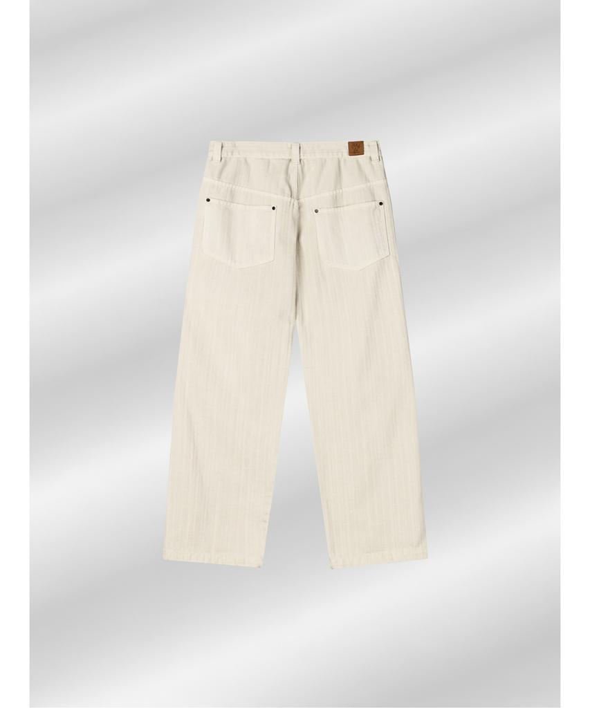 PARADIGMFILM [Ep.01] Dyed Herringbone Double Knee Pants (Ivory)