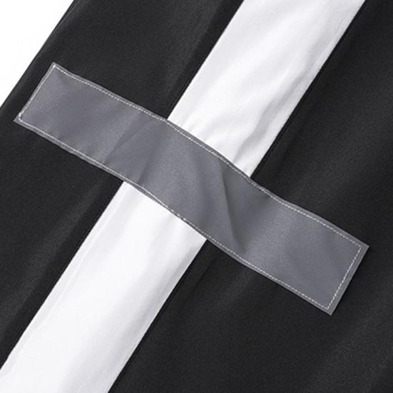 2Pcs/Set Men Sportswear Set Patchwork Color Stand Collar Long Sleeve Zipper Placket Jacket