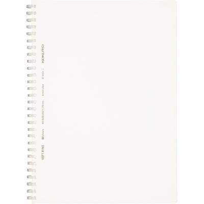 KOKUYO Note Мягкий блокнот на кольце, прозрачный, 80 листов, полу-B5, в линейку B, S-SV508B-T
