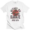 Винтажная футболка в стиле Мияги-до из «Парень-каратист» Футболка Cobra Kai Японская футболка Кунг-фу Топы Футболка с коротким рукавом