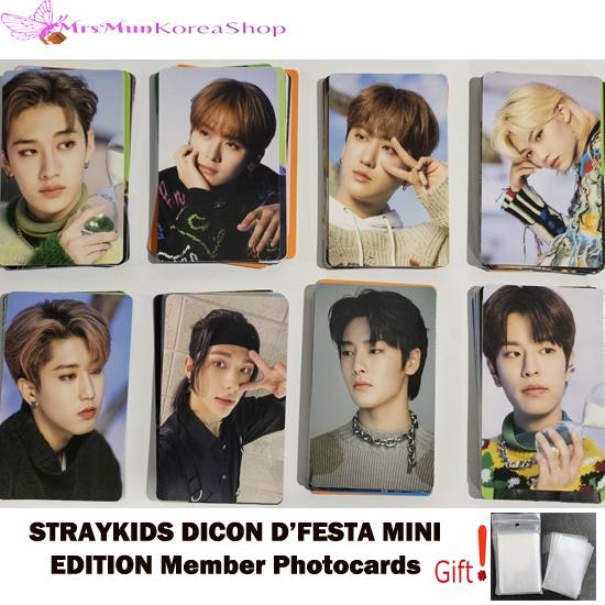 Stray Kids Фотокарточки участников DICON D'FESTA MINI EDITION