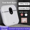 Smart Electric Heating Foldable Foot Bath Basin Constant Temperature Massage Foot Bath Basin Health and Wellness Foot Wash Basin