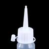 1 шт. повторно использовать белый пластиковый аппликатор для выдавливания клея из бутылки бумажный наконечник иглы для квиллинга