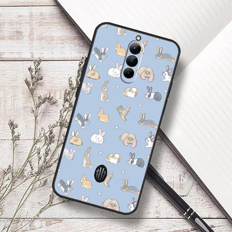 Чехол Кролики Для ZTE Nubia Red Magic 11 10 9 8 8S 9S 10S Pro Plus 6 7 6S 7S Pro 5G 6R 10 Air Funda