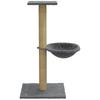 Scratching Post with Sisal Scratching Column Light Grey 74 cm