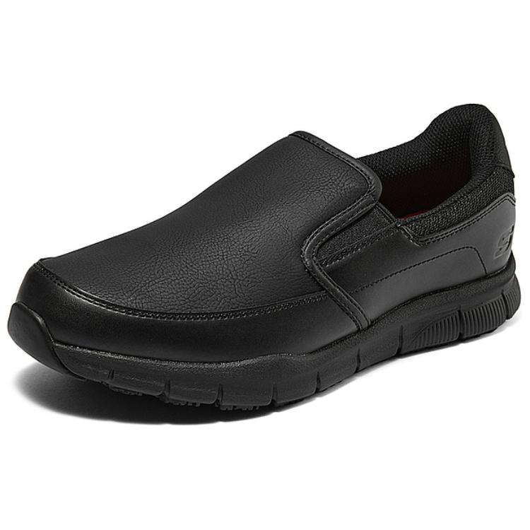 Skechers Удобные универсальные низкие повседневные кроссовки для мужчин Черные 77157W-BLK