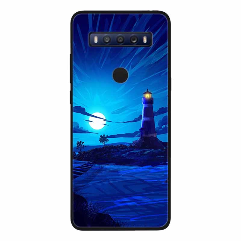 Для чехла TCL 10 SE Мягкий Силиконовый Крутой Модный Чехол Для TCL 10SE T766U T766H Задняя Крышка TCL10SE TPU Защитный Чехол Для Телефона Fundas
