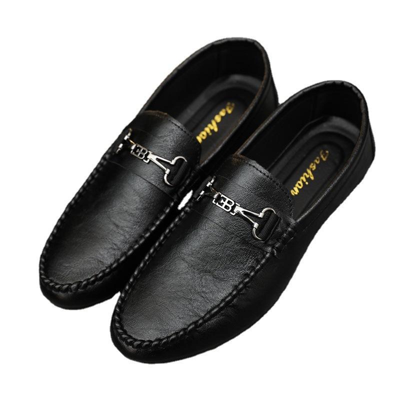 Мужская обувь Летняя обувь Lazy Shoes Мужские мокасины для вождения Tide Shoes Универсальная мужская повседневная обувь Мужская обувь