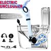 Electric Toilet Plunger Lower Sewer Toilet Pipeline Blocking and Dredging Densely Upgraded One-gun Traffic Electric for Toilet Bathroom