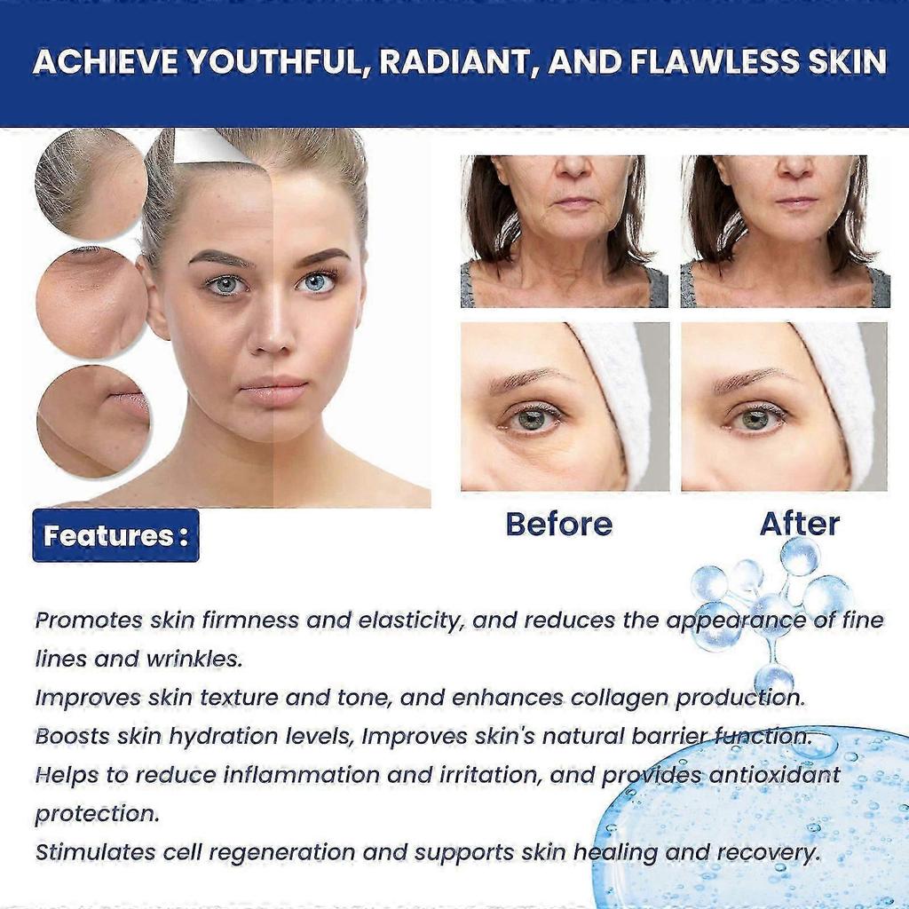 Eelhoe Blue Copper Peptide Essence Set Collagen Moisturizing And Firming Facial Skin Anti-Aging Moisturizing Essence