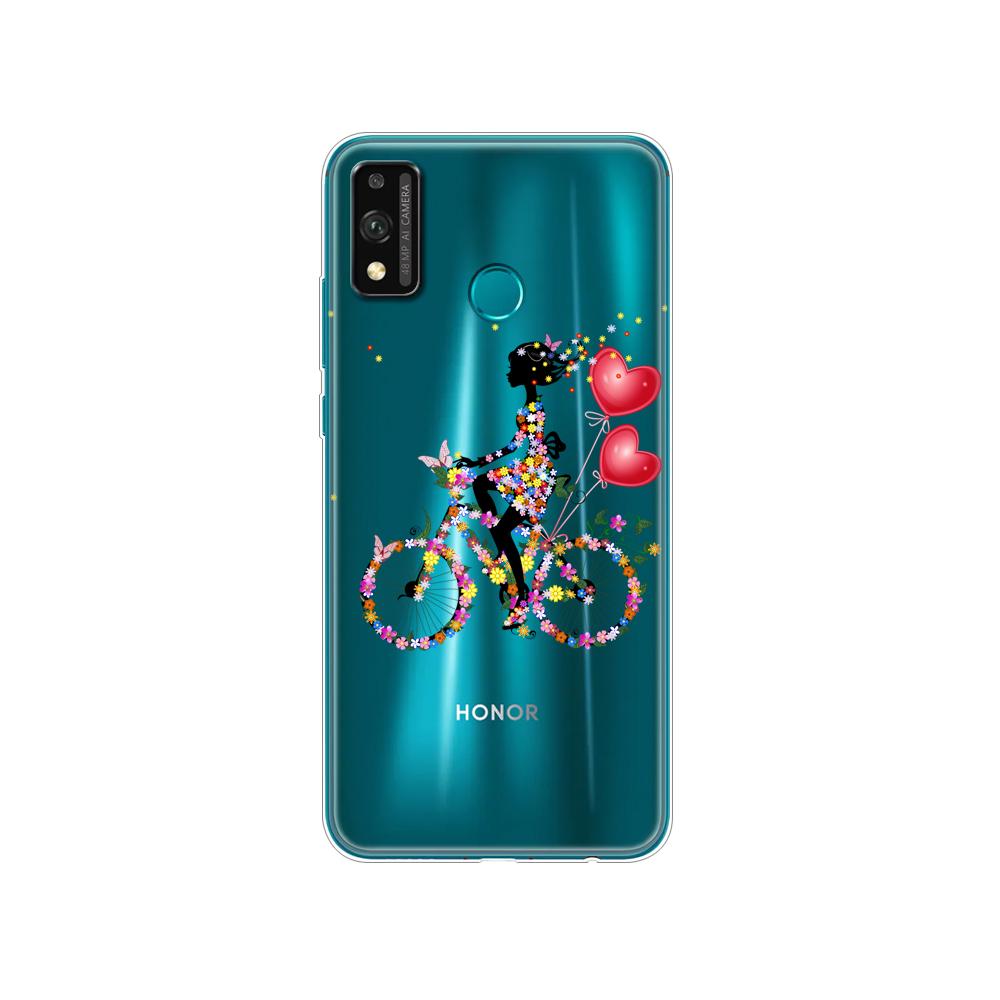 Силиконовый чехол для Honor 9x lite, чехол для телефона huawei Honor 9X lite, мягкий чехол 6,5 дюйма, чехол, чехол, чехол etui, бампер