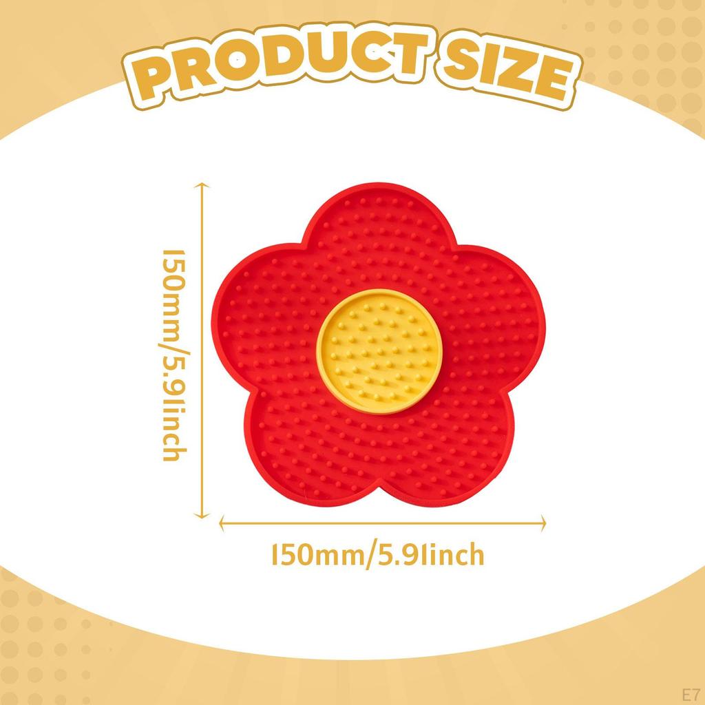 Dog And Cat Lick Mat with Suction Cups, Puppy Bowl, Peanut Butter Pad, Mat, Slow Feeder