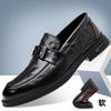 Модная весна-осень, новые дизайнерские роскошные туфли для мужчин, модные повседневные мужские туфли, однотонные кожаные мокасины для мужчин