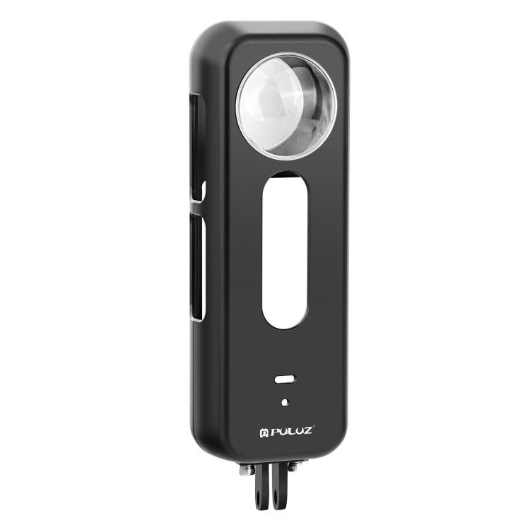 Для Insta360 X4 PULUZ металлическая защитная клетка корпус корпуса с защитой объектива (черный)