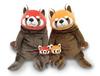 Shinada Global Mochi Series Mochi Lesser Gold Brown 22 X 22 X 30cm Plush Toy Red Panda Animal (L) MORS-0350GB