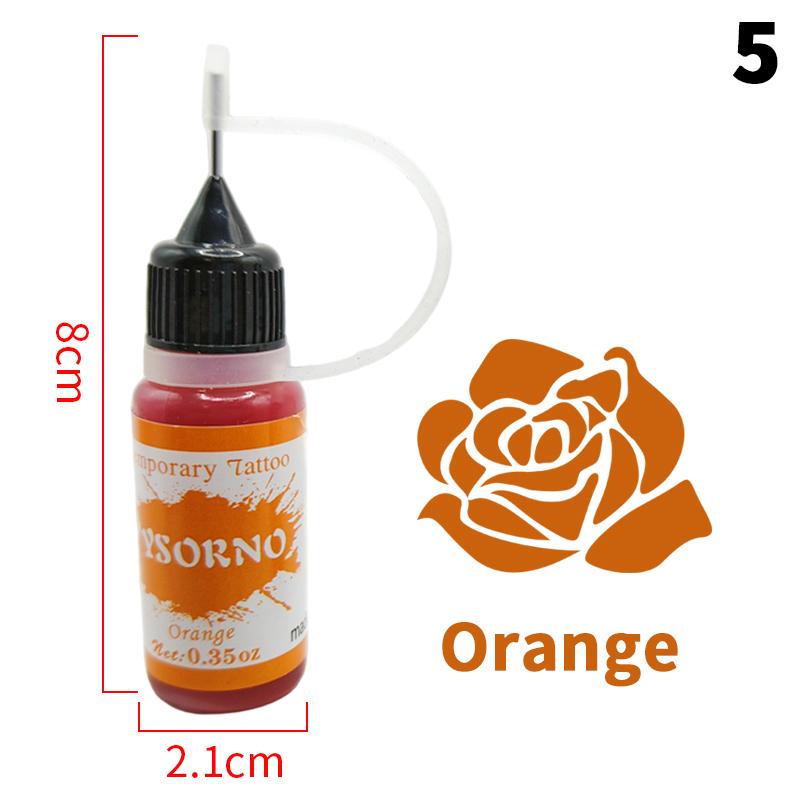 Multi-Colors Tattoo Ink Body Art Pigment Professional Beauty Paints Makeup Tattoo Supplies Semi-Permanent Liquid Tattoo Paste