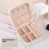 Jewelry box organizer - portable mini box for studs, earrings, bracelets, necklaces, and rings