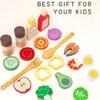 Play House Simulation Fruit Vegetable Set Pretend Kitchen Salad Cooking Toy  Party Favor Gift