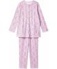 Relax Long Хлопок PI [Wacoal & Sleep] Пижама, Рукава, Штаны, 100% (Основной корпус), Теплый, CDW410, женский