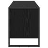 Shoe Cabinet with Storage Black Oak Effect 100 x 35 x 44 cm