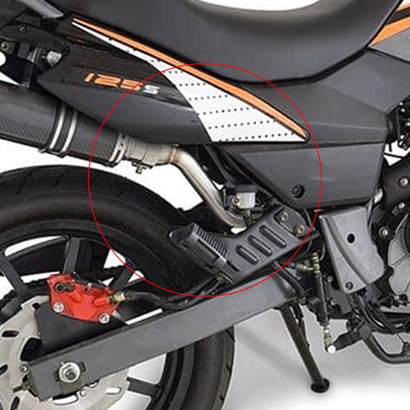 For Keeway TX 125 2012 2013 2014 2015 2016 2017 2018 2019 2020 2021 TX125 TX 125 SM / Enduro Motorcycle Exhaust Mid Link Pipe