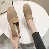 Fashion Women's Shoes 2024 High Quality Mesh Women's Flats Breathable Daily Flats Women Square Toe Slip On Soft Bottom Ladies Shoes