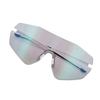 Cycling Sunglasses Block Bright Light TR90 Frame Polarized Sports Sunglasses for Baseball Running Fishing Golf White