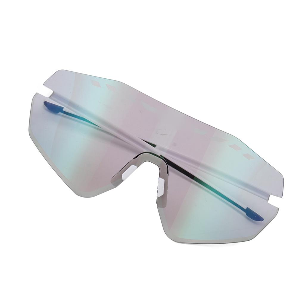 Cycling Sunglasses Block Bright Light TR90 Frame Polarized Sports Sunglasses for Baseball Running Fishing Golf White