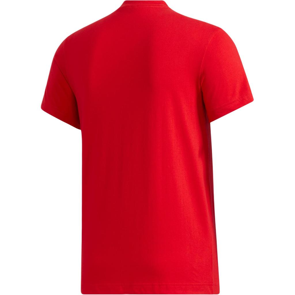 adidas China City T M Дышащая Повседневная Спортивная Футболка с Коротким Рукавом Мужские Топы Светло-Алый GL5595