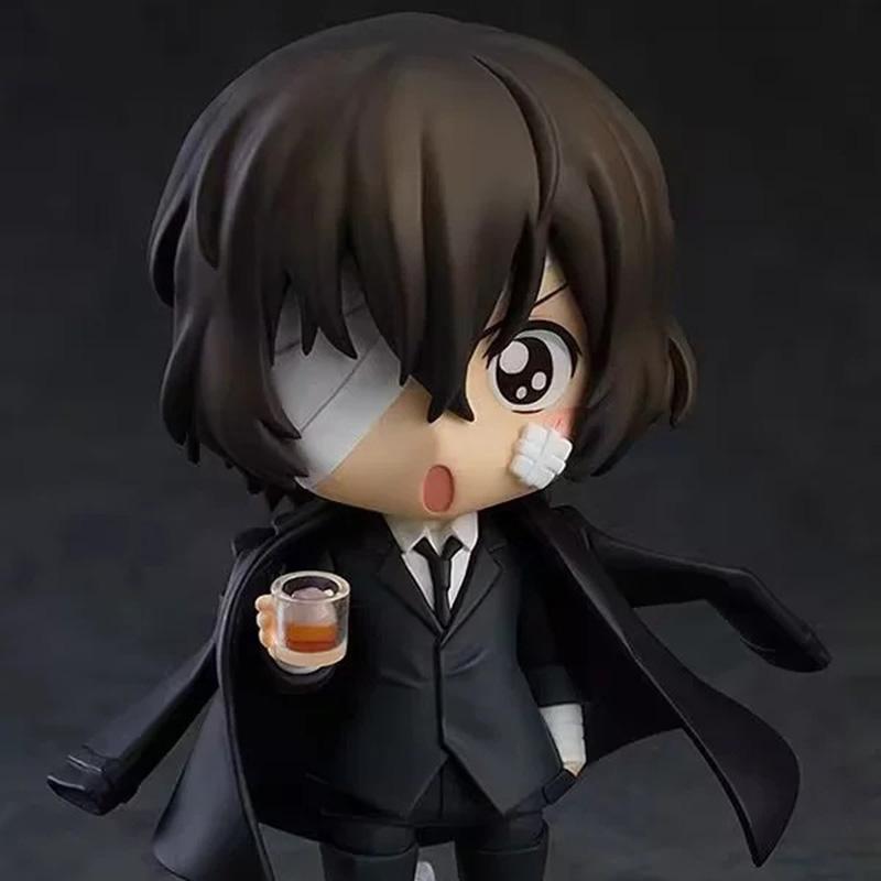 Нендороид Фигурка Bungou Stray Dogs Дазай Осаму Накахара Тюя Аниме Коллекционная Фигурка Действия Милый Стиль Чиби Аниме Мерч Коллекционный Дисплей