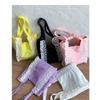 Sweet Wind Lace Portable Tote Bag Women's Bag Summer New Bow Shoulder Bag Armpit Bag