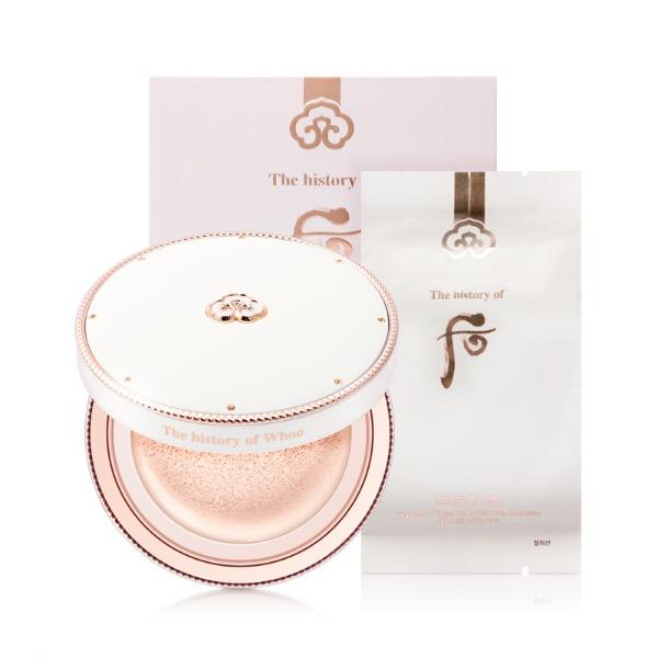THE HISTORYS OF WHOO Gongjinhyang Seol Whitening Tone-up Sun Cushion 13g*2ea (варианты пополнения)