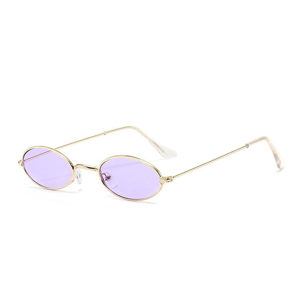 Retro Small Frame Oval Sunglasses Uv400 Unisex Brand Design Sun Glasses Summer Vintage Shades Eyeglasses Driving Eyewear