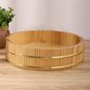Reusable Rice Sushi Bowl Bucket Tub Rustic Round Tray Japanese Steamer Barrel  Food Serving