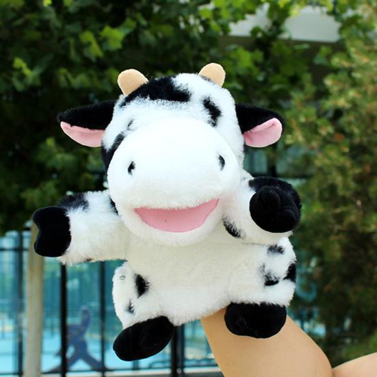 Плюшевая ферма, рот, собака, рука, кукольная игрушка, подвижное животное, утка, лошадь, корова, овца, свинья, ручная кукла, роль