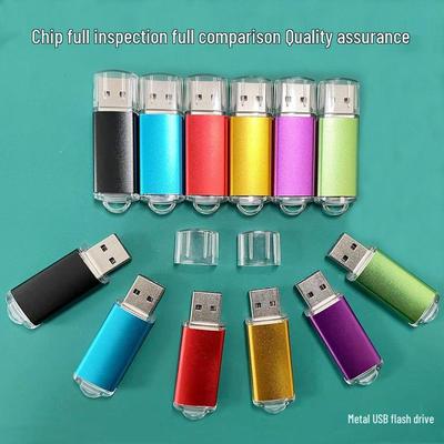 Персонализированная USB-флешка - 16 ГБ и 512 МБ, Яркий металл, Малая емкость, Идеально для подарков и рекламы, Доступна в 4 ГБ
