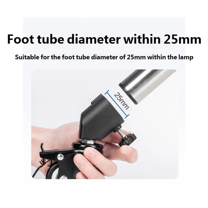 3Pcs C Stand Rotation Caster Wheel Set 25MM Diameter For Photography Foldable Light Stand Tripod Leg Accessories