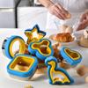 Plastic Material Sandwich Maker Sandwich Cutters Bread Cutting Moulds Plastic Material for Adult Boy Girls Breakfast
