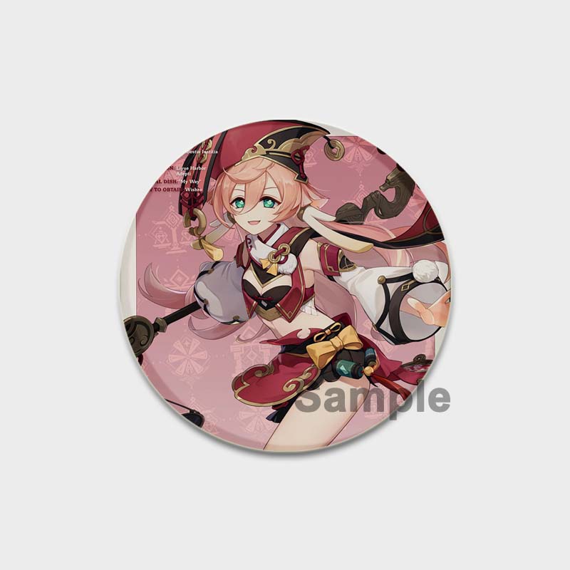 58 мм аниме Genshin Impact значки Yae Miko Xiao Zhongli, эмалированные булавки, мультяшная пуговица, брошь, украшение на грудь для рюкзаков, подарки для фанатов