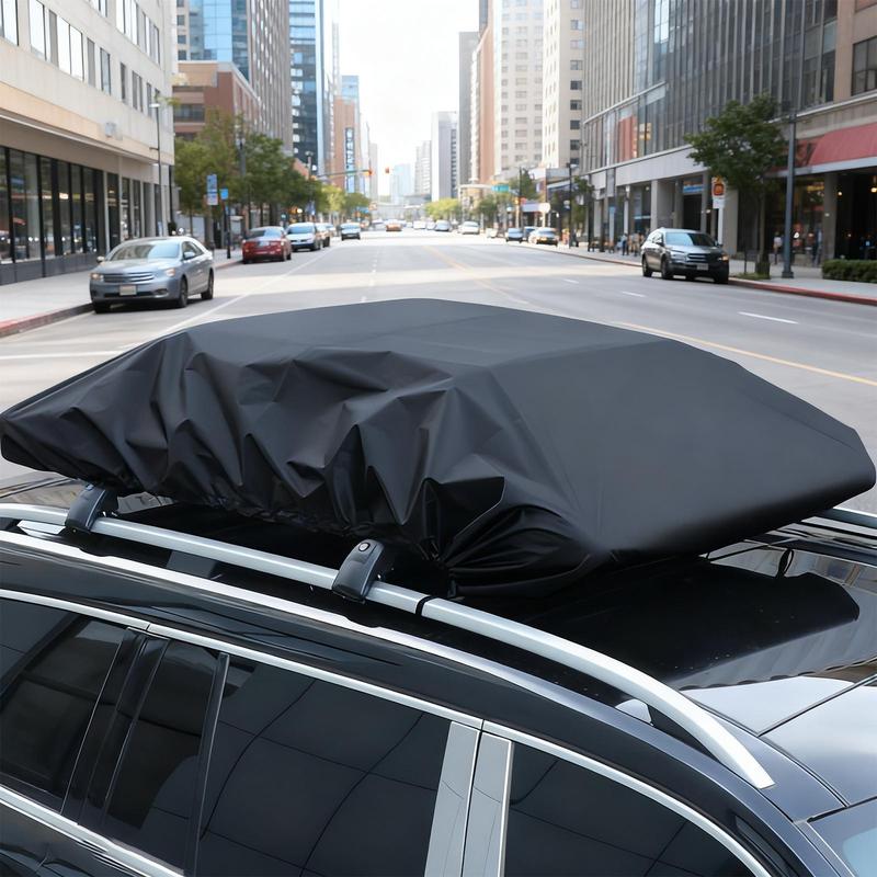 Roof Rack Cover Waterproof Luggage Bag Protector Dust Rain Resistant Travel Storage Case for SUV Car Automotive Camping Outdoor