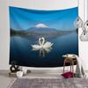 Swan Couple Tapestry Office Living Room Decoration Home Wall Tapestry
