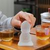 Древний глазурованный маленький монах чайный питомец креативное украшение матовое дзен стекло Татхагата маленькая статуэтка Будды набор для чая кунг-фу чайная церемония