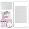 apgo Protective Skin Sticker for the Back Compatible with Apple iPad Wi-Fi, Wrap Film, Foil, Vinyl - Pattern Transparent Carbon