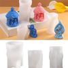 Nativity Plaster Craft Silicone Mold DIY Holy Family Epoxy Resin Casting Mould Christmas Scented Candle Wax Mold Home Xmas Decor
