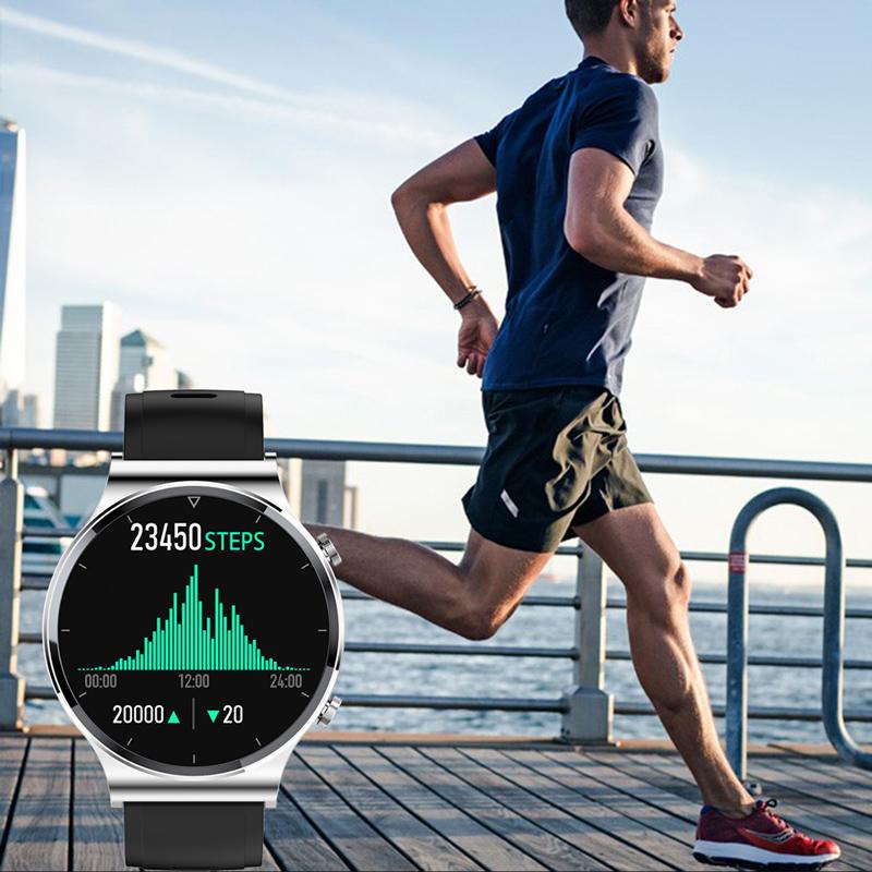 Смарт-часы с Bluetooth-вызовом для мужчин, IP68, водонепроницаемые, с полным сенсорным экраном, спортивные умные часы для фитнеса, индивидуальное лицо для Android IOS